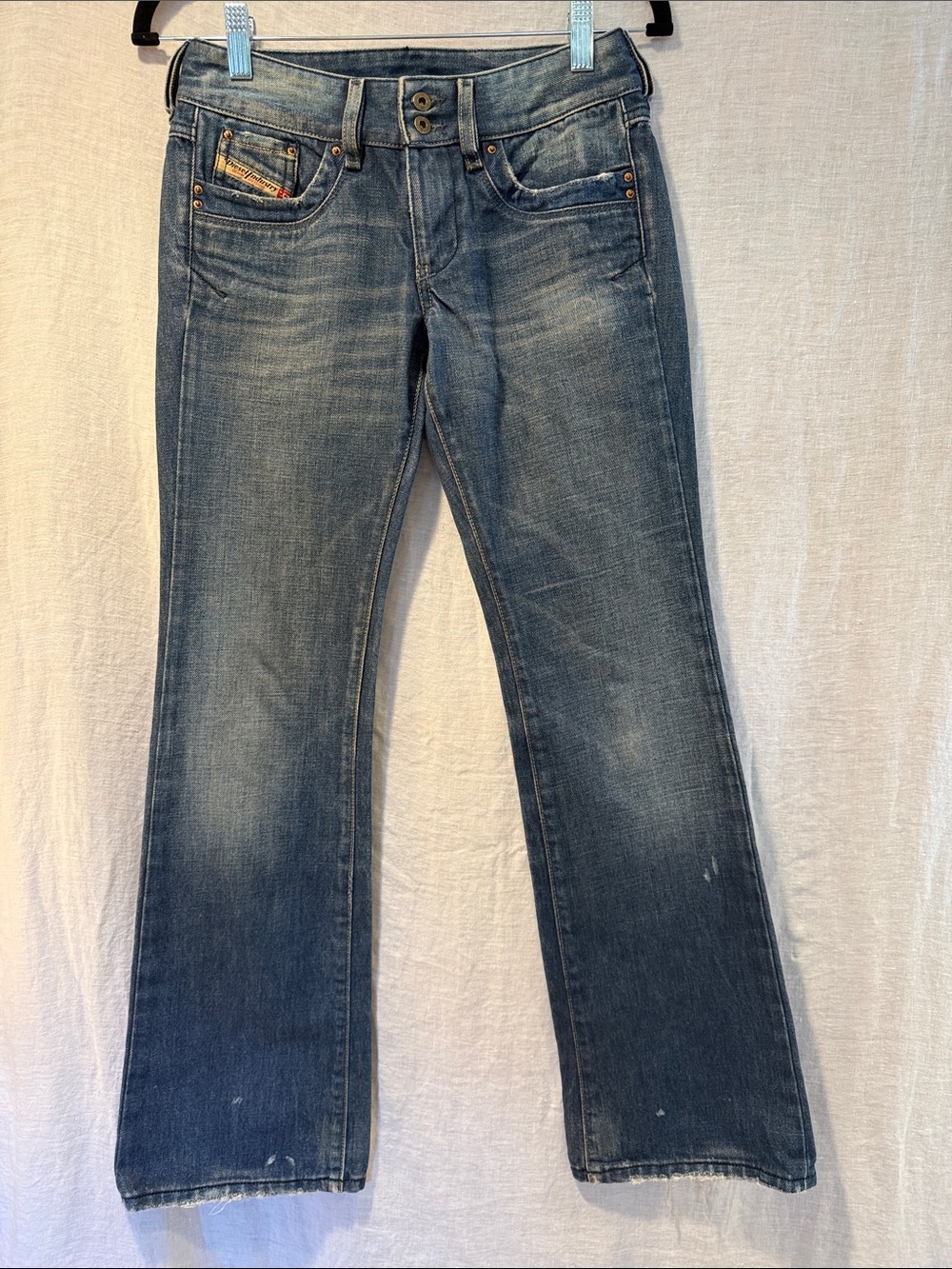 Diesel Ronhar vintage low rise bootcut jeans Made in Italy size 25